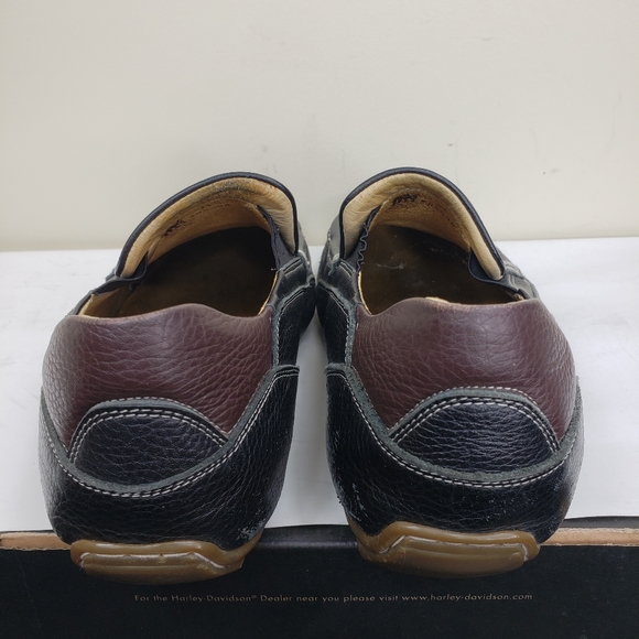 Pabder Black Brown Calf Leather Loafer Men's 7.5 M - Picture 6 of 10